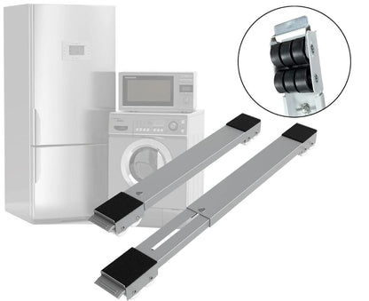 Multi-Functional Adjustable Trolley Mount Rack Holders – Heavy-Duty Pair for Home & Appliances