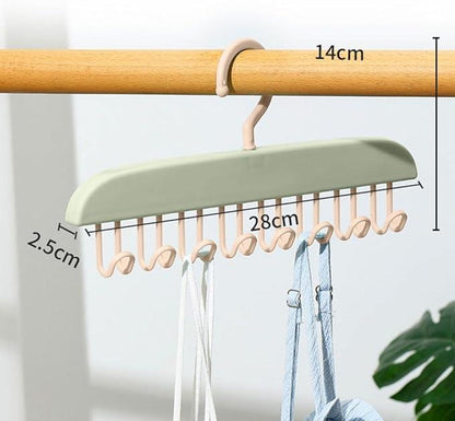 Multifunctional Plastic Closet Hanger – Space-Saving Organizer for Socks, Underwear & Small Clothes