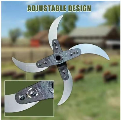 Farming Grass Shredder Knife Blade – Heavy-Duty Metal Grass & Vegetable Cutter
