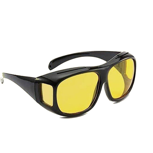 Dervin Yellow Driving Easy Day & Night Sunglasses – Anti Glare UV Protection (Unisex)