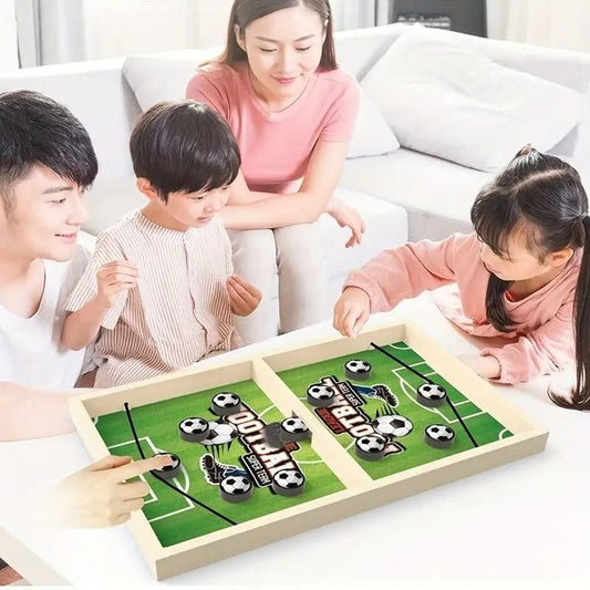 Fingers Battle Catapult Basketball & Football Sling Puck Board Game – Fast Action Skill Game