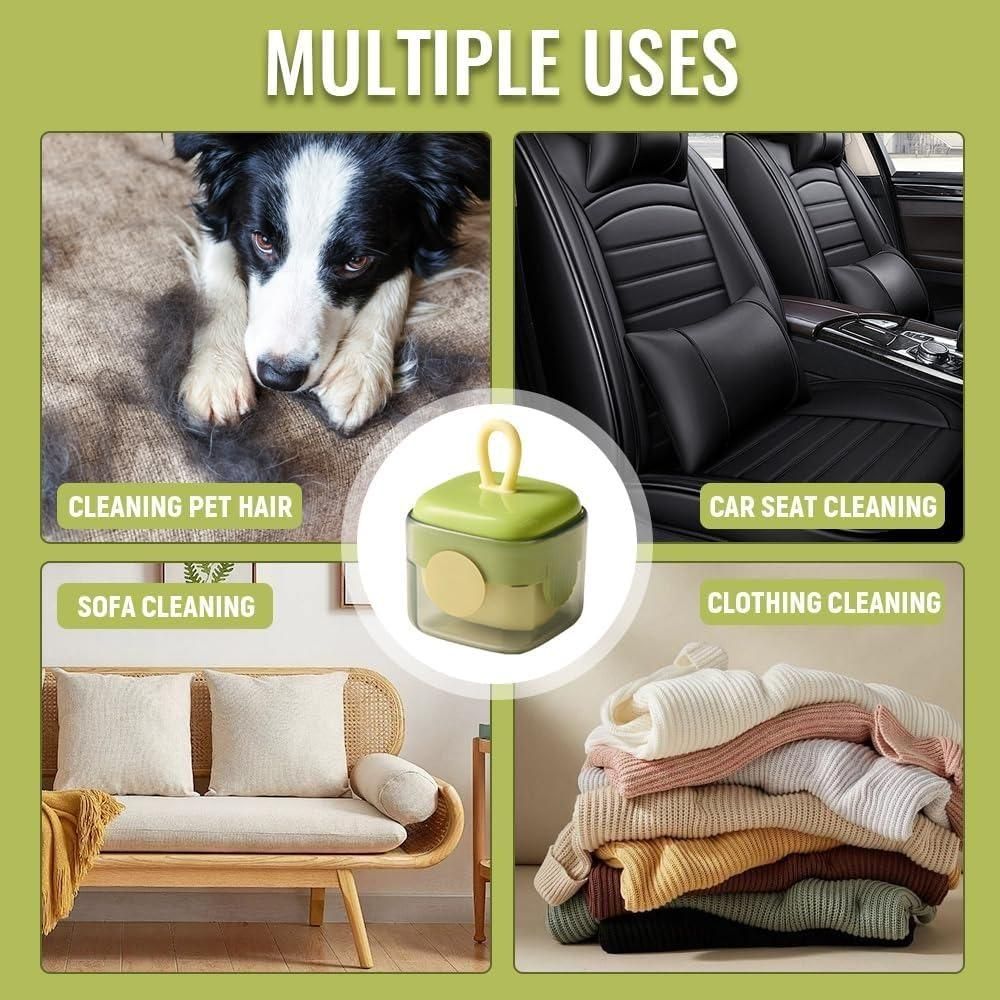 Manual Mini Lint Roller – Quick & Easy Hair, Dust, and Pet Hair Remover