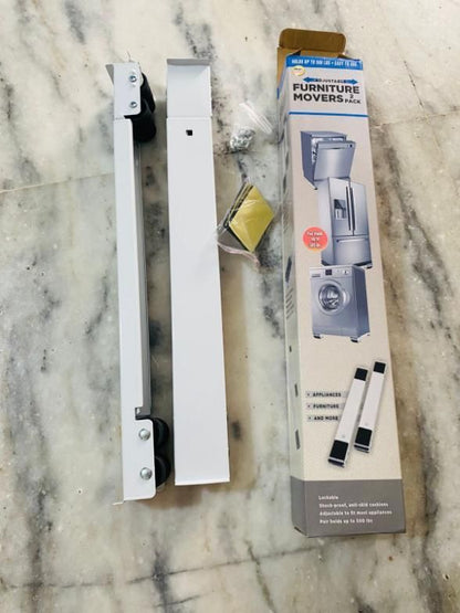 Multi-Functional Adjustable Trolley Mount Rack Holders – Heavy-Duty Pair for Home & Appliances