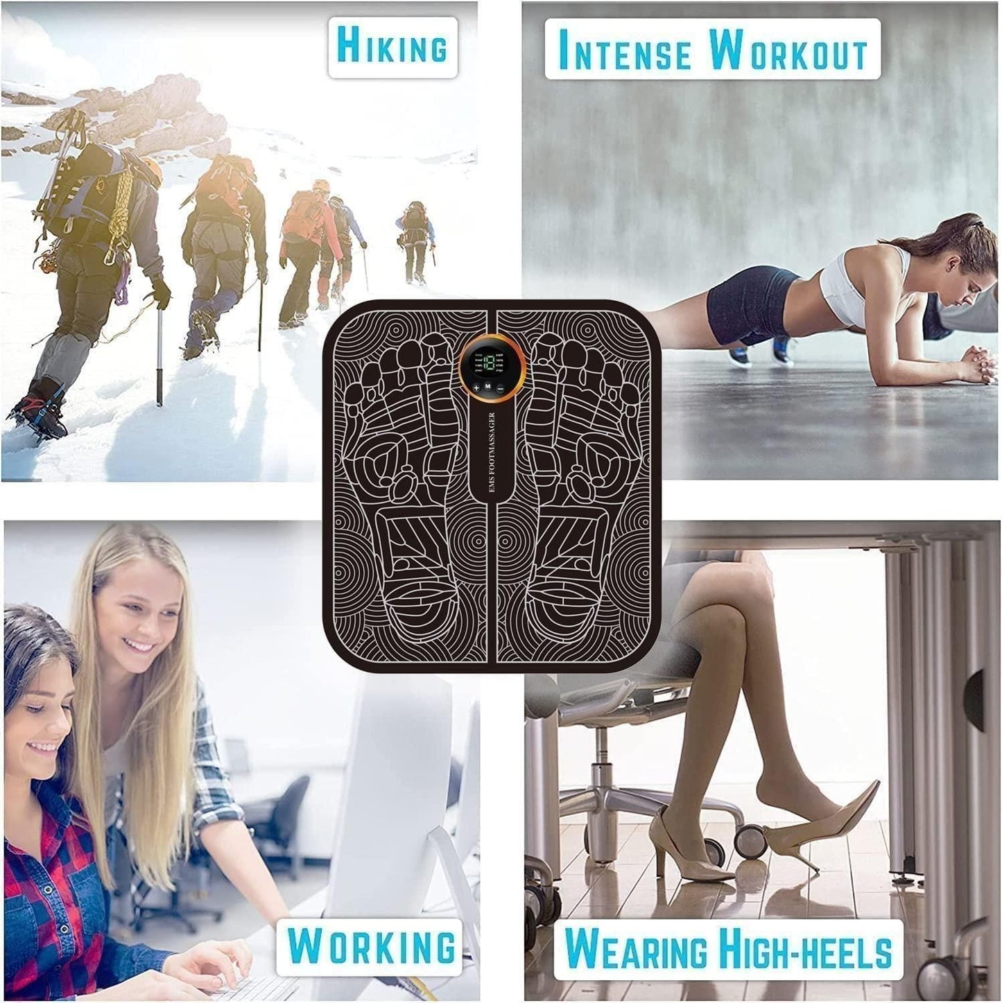 Wireless EMS Foot Massage Pain Reliever – Relax, Soothe & Improve Circulation