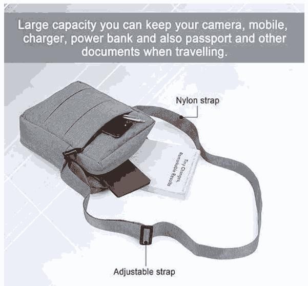 Men’s Sling Bag – Stylish & Durable Water-Resistant Crossbody Shoulder Bag