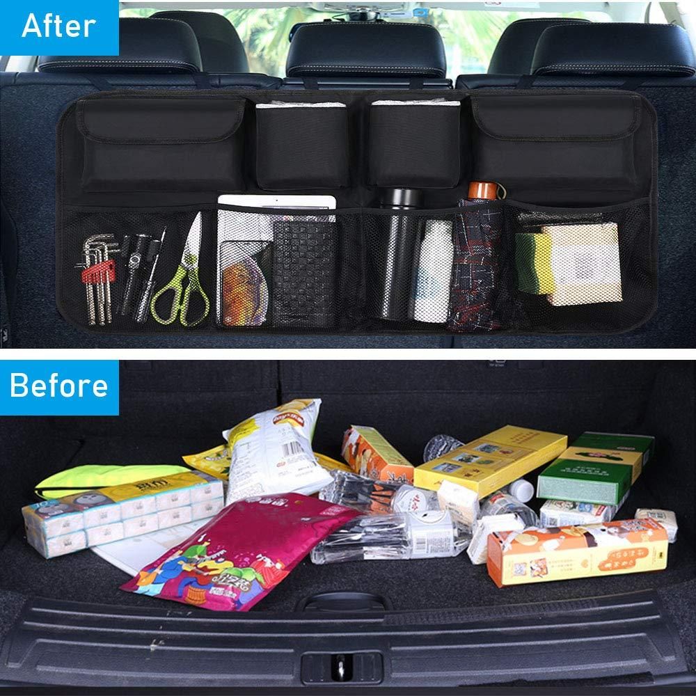 Car Back Seat Organizer – Multi-Pocket Storage for Travel & Daily Use
