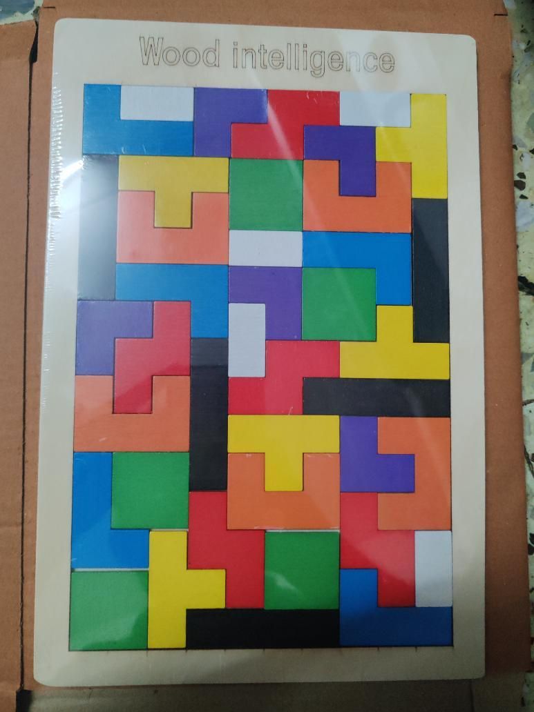 Boost Brain Power with This Wooden Tetris Puzzle!