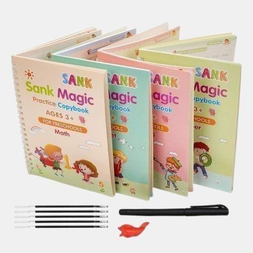 Magic Practice Book – Reusable Calligraphy & Writing Set