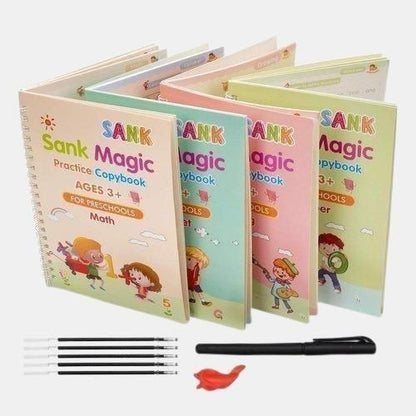 Magic Practice Book – Reusable Calligraphy & Writing Set