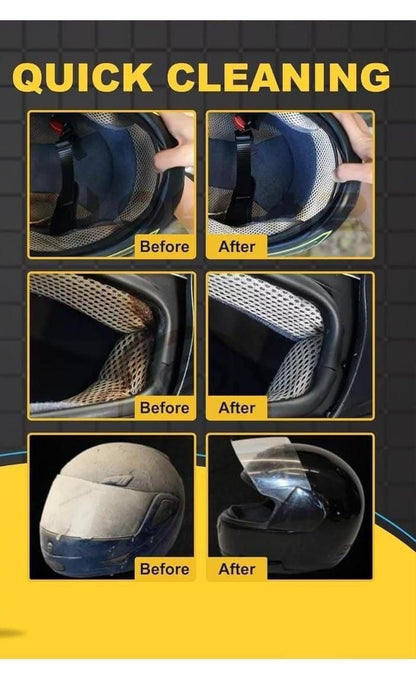 Helmet Disinfecting Spray – Foaming Cleaner & Deodorizer
