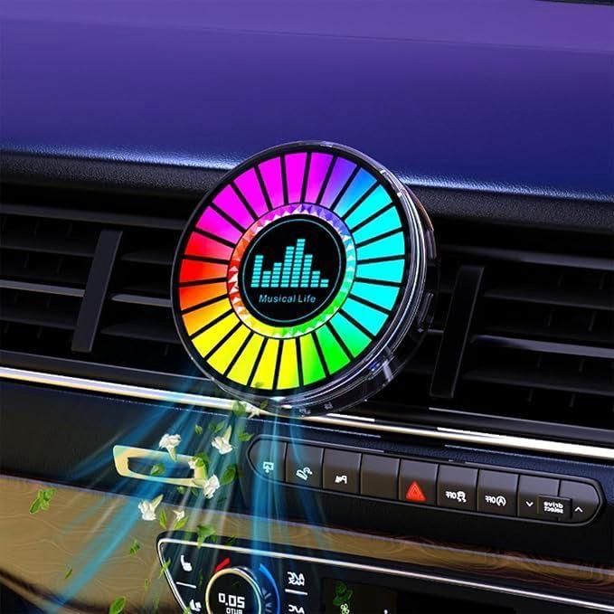 Music Levels Light – LED Sound-Control Car Ambient Light & Air Freshener