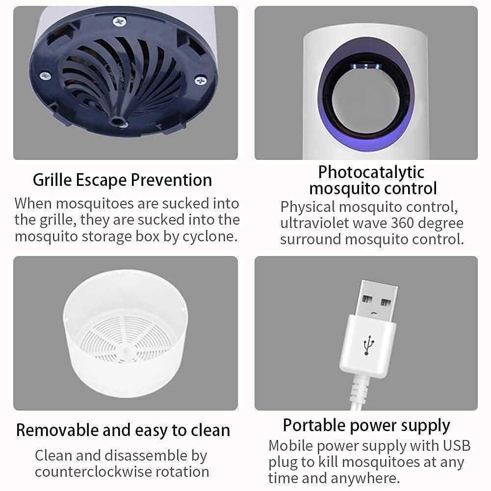 Electronic LED Mosquito Killer Machine – USB Insect Trap Lamp for Home & Office
