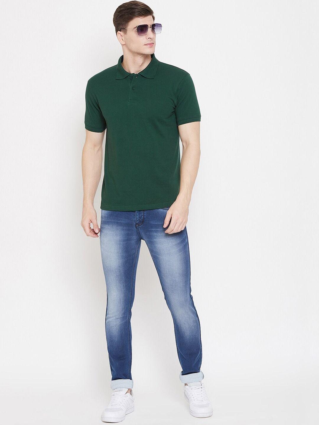 Men’s Classic Polo T-Shirt – Bottle Green (Premium Cotton Blend)