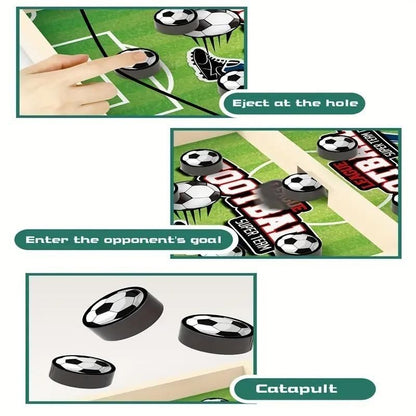 Fingers Battle Catapult Basketball & Football Sling Puck Board Game – Fast Action Skill Game