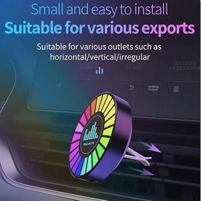 Music Levels Light – LED Sound-Control Car Ambient Light & Air Freshener