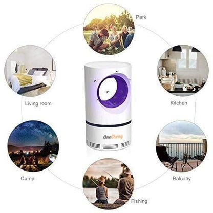 Electronic LED Mosquito Killer Machine – USB Insect Trap Lamp for Home & Office
