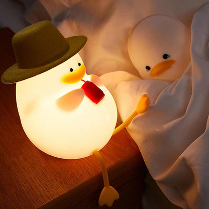 Duck Night Light – Soft Silicone Touch Lamp for Kids & Nursery