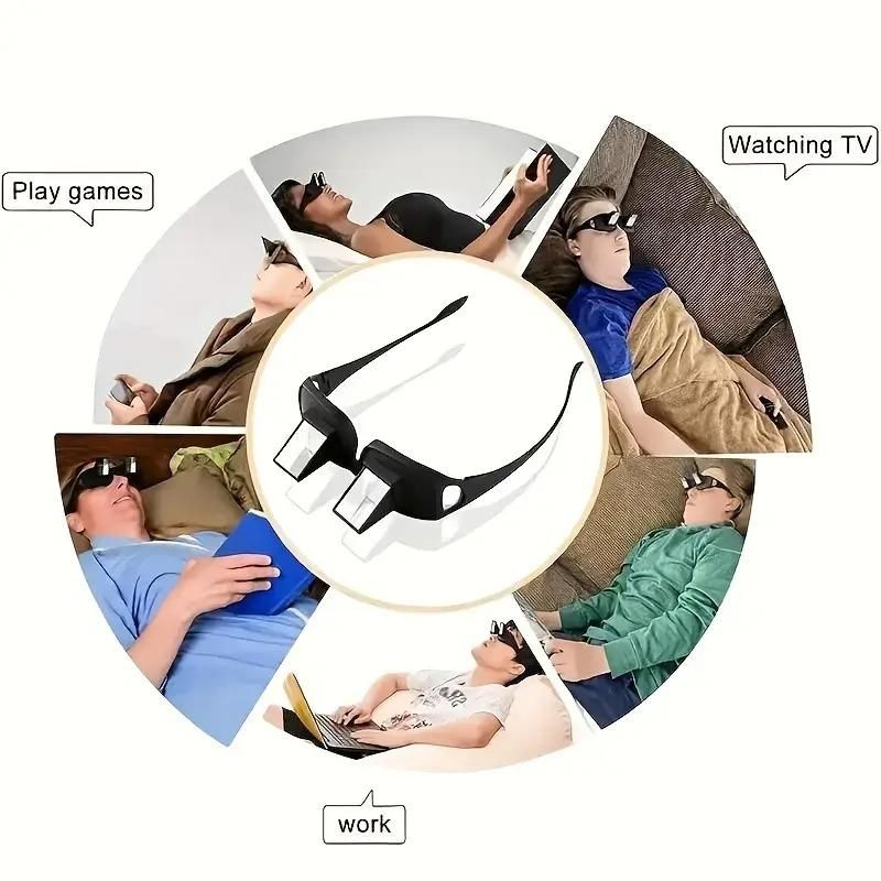 Lazy Reader Prism Glasses – Relax & Enjoy Without Neck Strain