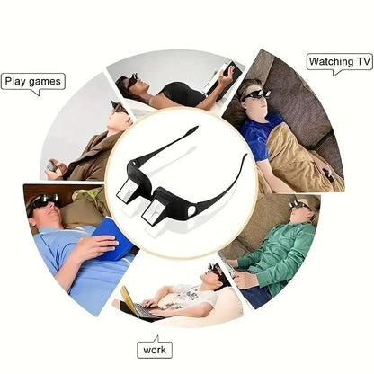 Lazy Reader Prism Glasses – Relax & Enjoy Without Neck Strain