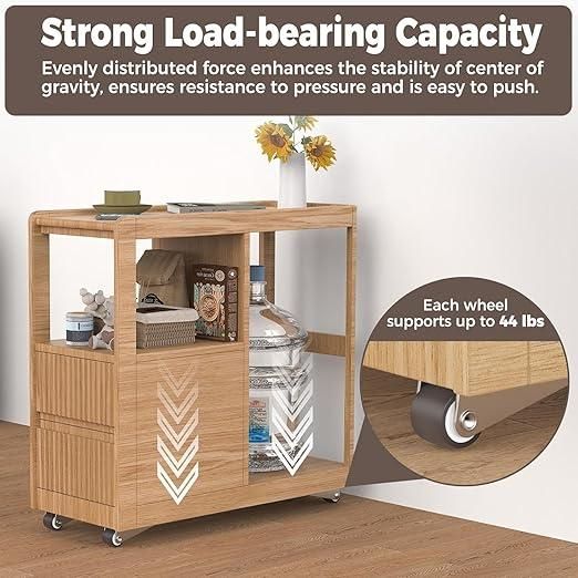 4 Pcs Small Caster Wheels – Heavy-Duty Metal Rolling Wheels for Furniture & Cabinets