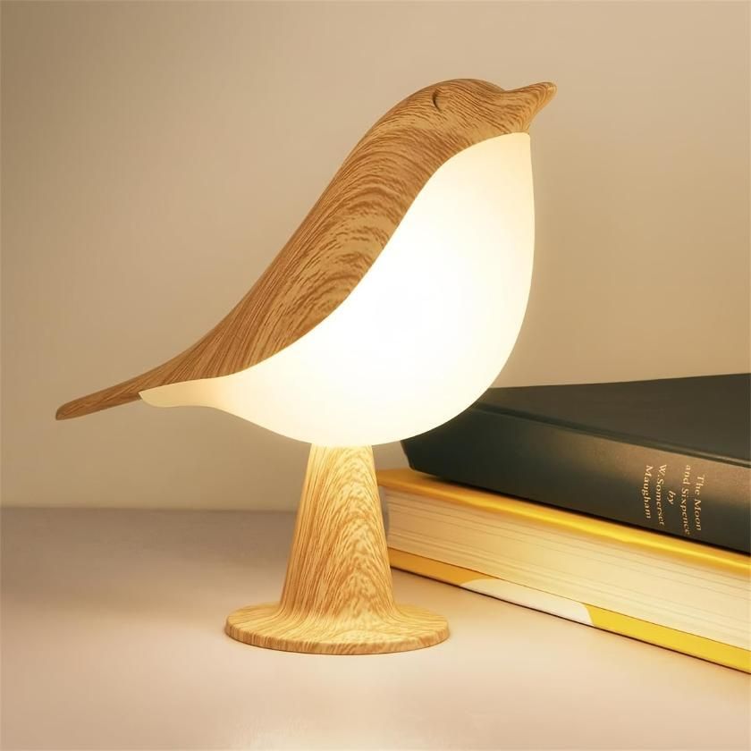 Table Bird Lamp LED – Touch Control USB Rechargeable Decorative Night Lamp