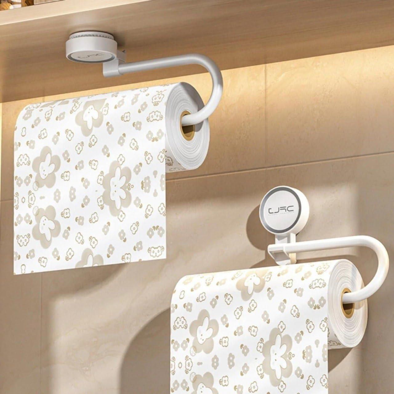 Premium Towel Holder – No-Drill Suction Mount for Bathroom & Kitchen