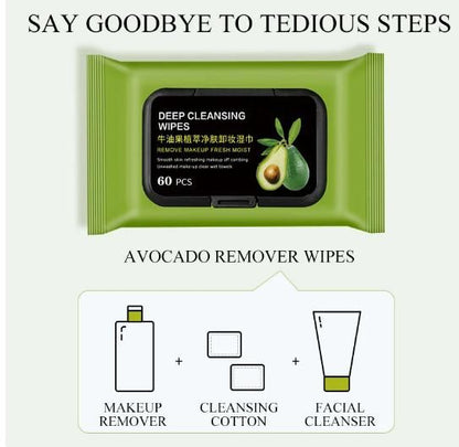 Avocado MAKE UP REMOVER Cotton Pads – Pack of 60