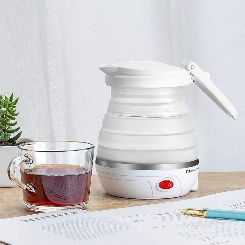 Portable Foldable Electric Kettle – Silicone & Stainless Steel Travel Kettle (600ml)