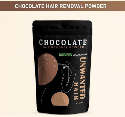 Chocolate Hair Removal Powder – Gentle & Easy Hair Removal for Women