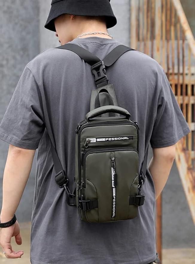 Sling Bag with USB Charging Port – Stylish, Waterproof & Travel-Friendly