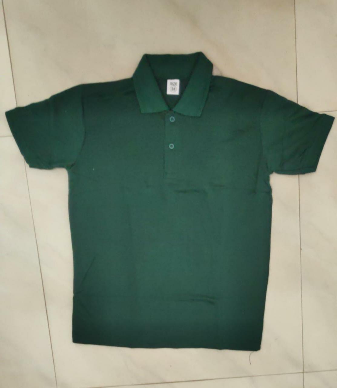 Men’s Classic Polo T-Shirt – Bottle Green (Premium Cotton Blend)