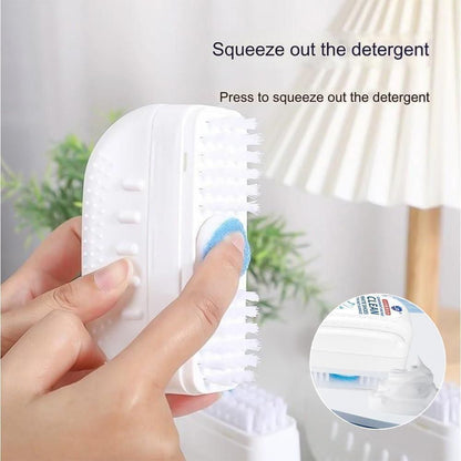 2-in-1 Multifunctional Shoe Cleaner Brush – Gentle & Effective Footwear Cleaning Tool