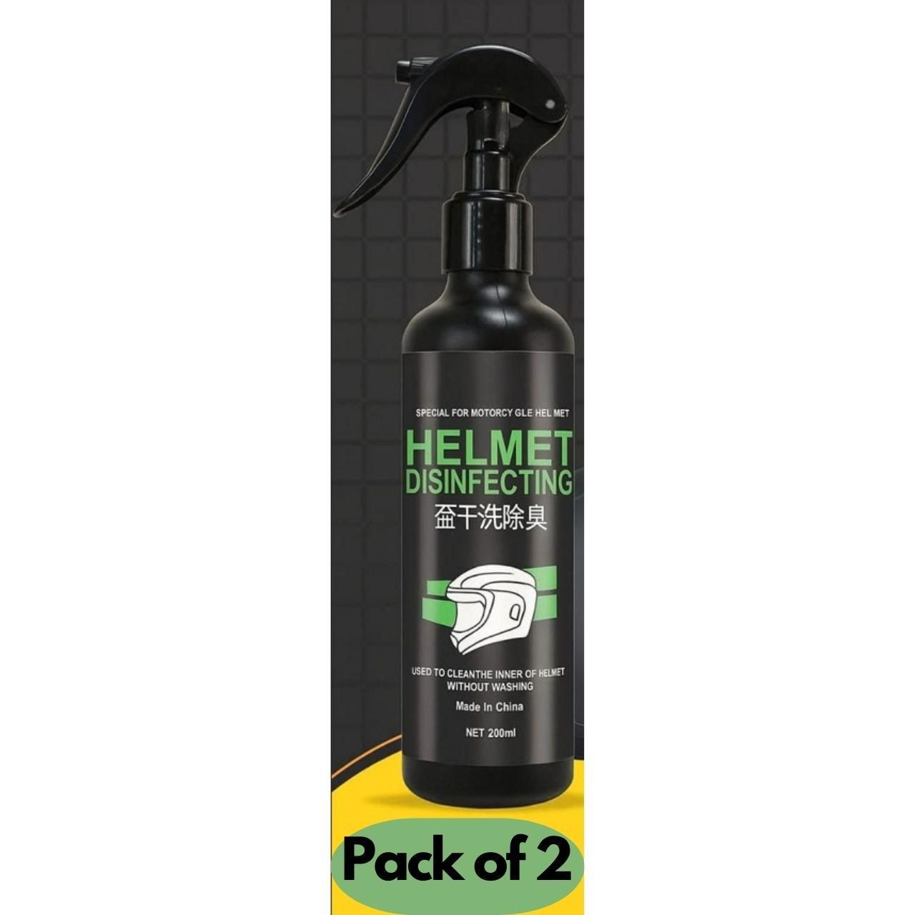 Helmet Disinfecting Spray – Foaming Cleaner & Deodorizer