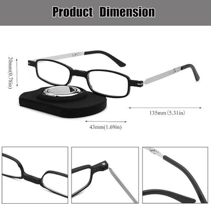 Anti Blue Light Folding Reading Glasses – Portable Presbyopia Protection & Stylish Comfort