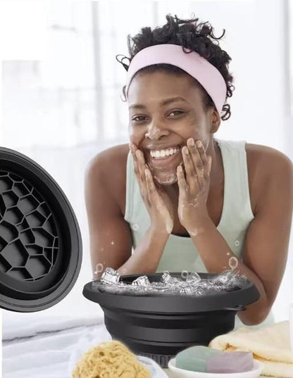 Face Ice Bowl – Portable Silicone Washing Basin for Puffiness Relief & Instant Skin Refreshing