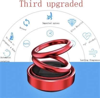 Solar Power Rotating Car & Room Air Freshener – Long-Lasting French Organic Fragrance