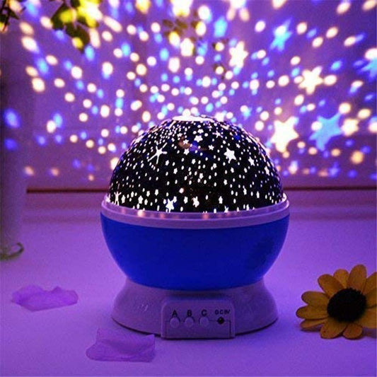 Star Projector Night Light – 360° Galaxy Starry Sky LED Lamp for Kids & Bedrooms