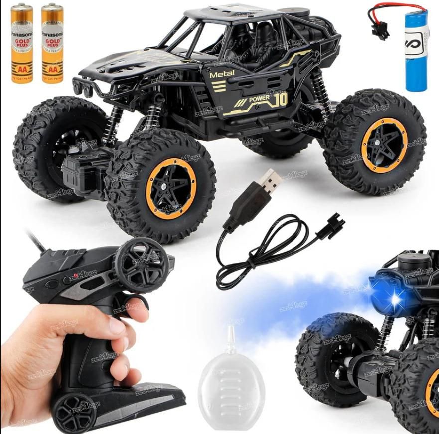 Monster Truck Rock Crawler – Heavy-Duty Remote Control Off-Road Power Vehicle