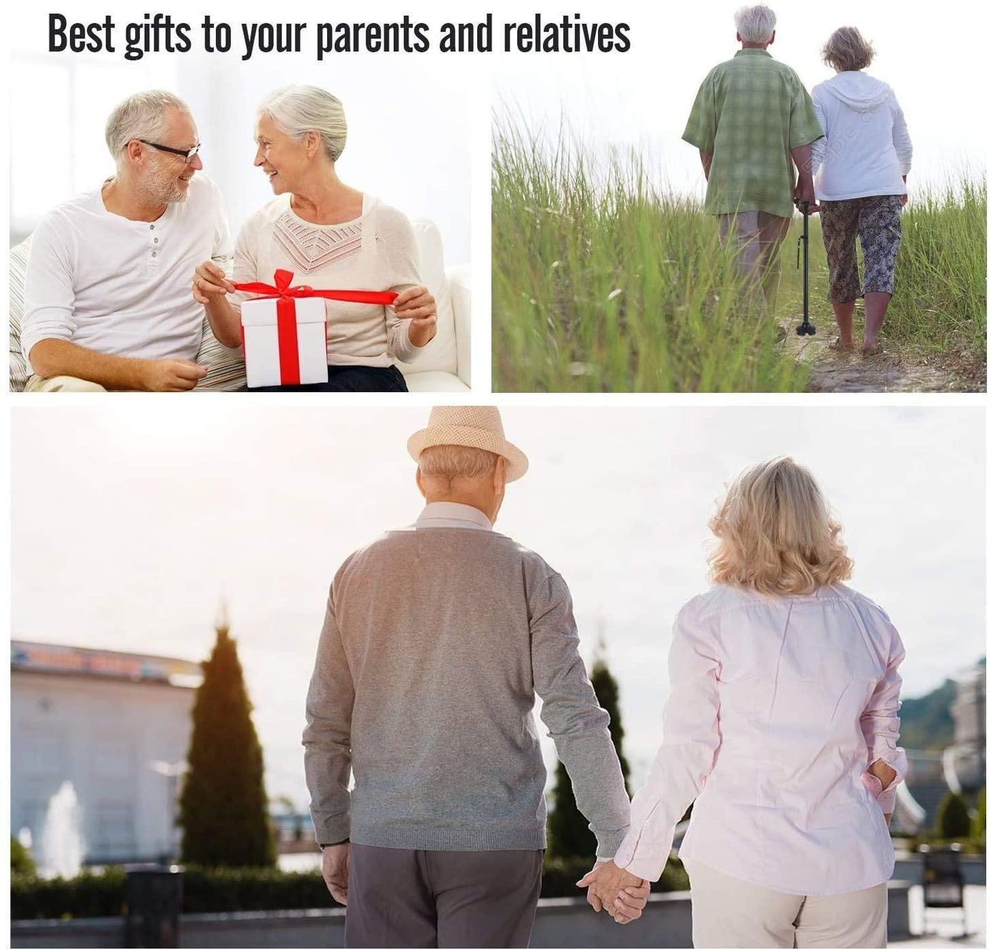 Collapsible Walking Stick with LED Light – Lightweight Aluminium Support Cane