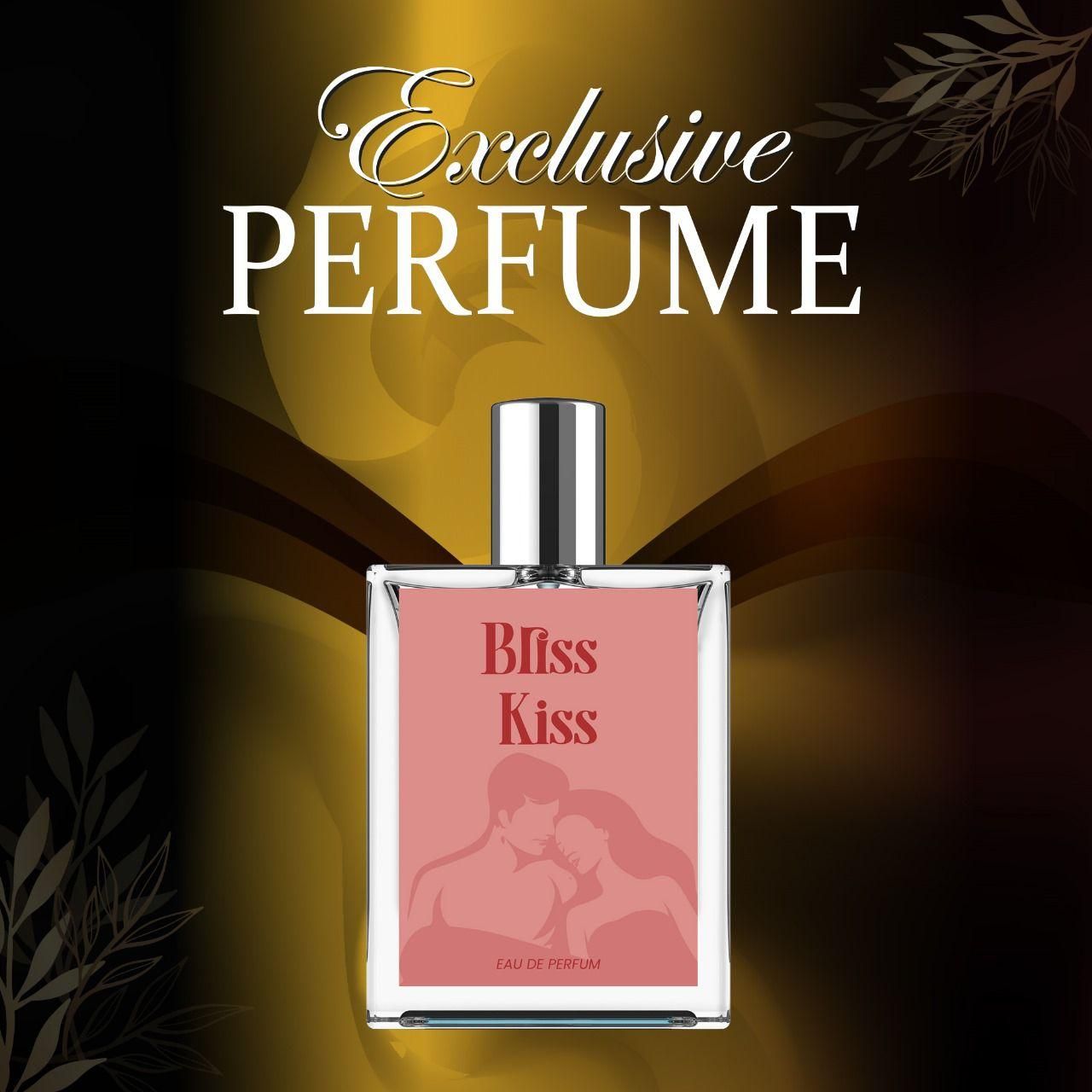Briss Kiss Eau De Parfum – Unisex Romantic Long-Lasting Fragrance (Pack of 2 × 50 ML)