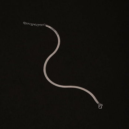Anti Tarnish Lucky Snake Anklet – Elegant Sterling Silver Foot Jewelry