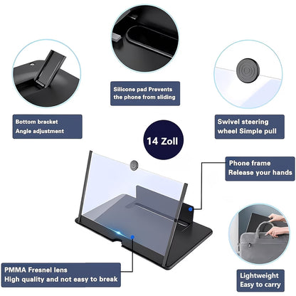 Premium XANK Screen Expander Phone F3 – Portable Mobile Screen Magnifier