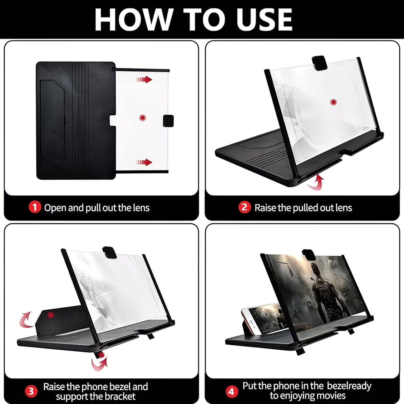 Premium XANK Screen Expander Phone F3 – Portable Mobile Screen Magnifier