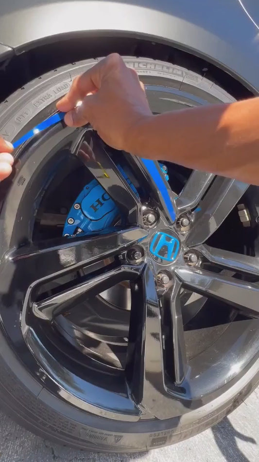 Car & Bike Reflective Stickers – High-Visibility Safety Stripes for Tyres & Vehicle Body (18 pcs)