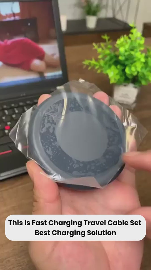 Fast Charging Travel Cable Set – 60W Multi-Functional Charging Kit