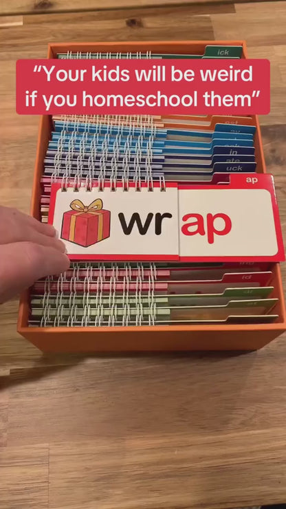 30 Rhyming Words Flipbook for Children Learning