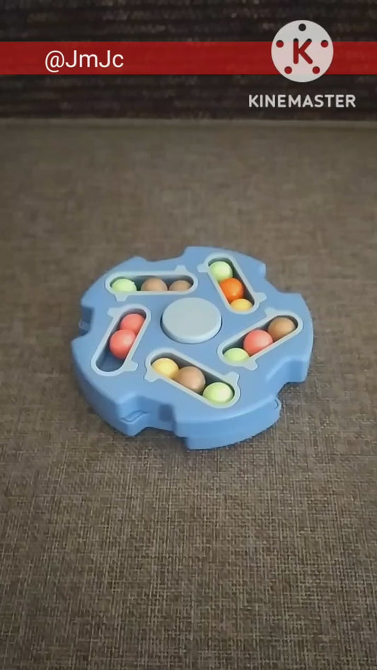 kids Fidget Toy Rotating Magic Bean Cube Spinner – Stress Relief Hand Spinner Toy