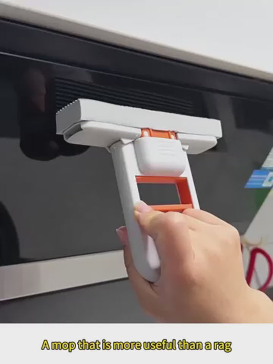 Mini Foldable Desktop Mop – Self-Squeeze Sponge Cleaner for Kitchen, Bathroom & Small Spaces