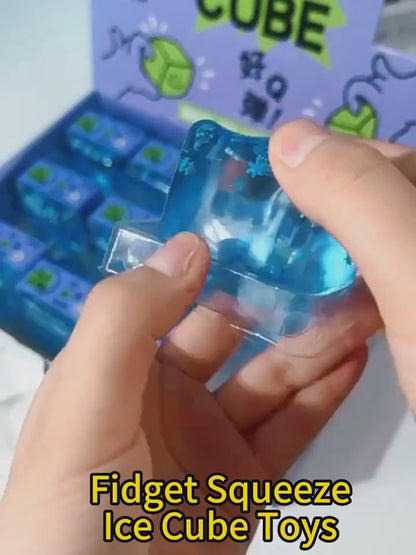 Ice Cube Stress Ball – Stainless Steel Cooling Stress Reliever for Instant Relaxation