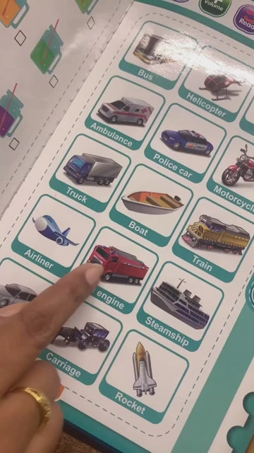 Interactive Phonetic Learning E-Book with Sound – Smart Educational Toy for Toddlers